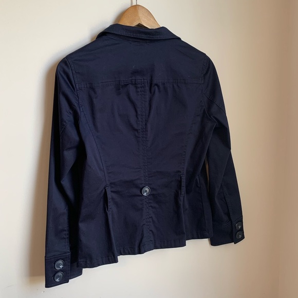 St. John’s Bay Navy Utility Cargo Jacket Blazer - Picture 11 of 15